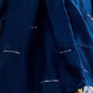 Rajwada Navy Blue Embroidered Silk Blend Saree With Stitched Blouse For Women