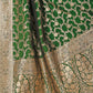 Rajwada Green Woven Banarasi Silk Saree With unstitched Blouse For Women