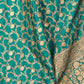 Rajwada Teal Woven Banarasi Silk Saree With Unstitched Blouse For Women