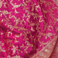 Rajwada Pink Woven Banarasi Silk Saree With Unstitched Blouse For Women