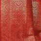 Rajwada Red Woven Banarasi Silk Saree With unstitched Blouse For Women