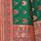 Rajwada Green Woven Banarasi Silk Saree With unstitched Blouse For Women
