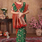 Rajwada Green Woven Banarasi Silk Saree With Unstitched Blouse For Women