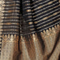 Rajwada Black Woven Banarasi Silk Saree With Unstitched Blouse For Women