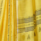 Rajwada Yellow Woven Saree With Unstitched Blouse For Women
