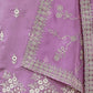 Rajwada Lavender  Silk Blend Embroidered Stiched Kurta Set For Women