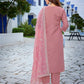 Rajwada Mauve Silk Blend Embroidered Stiched Kurta Set For Women