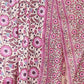 Rajwada Pink Viscose Printed Stiched Kurta Set For Women