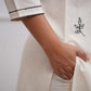 Rajwada White Viscose Embroidered Stiched Kurta Set For Women