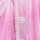 Rajwada Pink Organza Embroidered Saree For Women