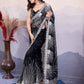 Rajwada Black Organza Embroidered Saree For Women