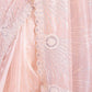 Rajwada Peach Organza Embroidered Saree For Women