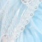 Rajwada Sky Blue Organza Embroidered Saree For Women