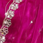 Rajwada Pink Chiffon Embroidered Saree For Women