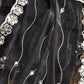 Rajwada Black Chiffon Embroidered Saree For Women