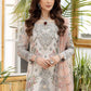 Rajwada Off White Soft Net Embellished Semi Stithed Kurta Set For Women