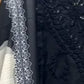 Rajwada Black Cotton Embellished Semi Stitched Kurta Set For Women