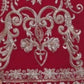 Rajwada Maroon Georgette Embroidered Semi Stithed Kurta Set For Women