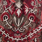Rajwada Deep Maroon Silk Embroidered Stitched Kurta Set For Women