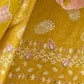 Rajwada Mustard Yellow Cotton Embroidered Stitched Kurta Set For Women