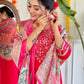 Rajwada Pink Silk Embroidered Stitched Kurta Set For Women