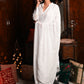 Rajwada Women White Georgette Chikankari Beads Embroidered Stitched Kurta with Dupatta