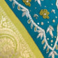 Rajwada Blue Silk Blend Embroidered Kurta Set For Women