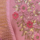 Rajwada Light Pink Silk Blend Embroidered Kurta Set For Women