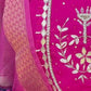 Rajwada Pink Silk Blend Embroidered Kurta Set For Women