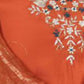 Rajwada Orange Silk Blend Embroidered Kurta Set For Women