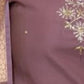 Rajwada Mauve Silk Blend Embroidered Kurta Set For Women