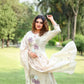Rajwada White Silk Blend Embroidered Kurta Set For Women