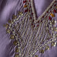 Rajwada Lavender Silk Blend Embroidered Kurta Set For Women