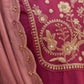 Rajwada Pink Silk Blend Embroidered Kurta Set For Women
