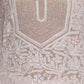 Rajwada Women White Georgette Chikankari Beads Embroidered Unstitched Kurta Set