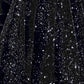 Rajwada Women Black Designer Sequence Semi Stitched Lehenga With Unstitched Blouse