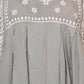 Rajwada Women Grey Viscose Chikankari Embroidered Stitched Kurta With Sharara Pant