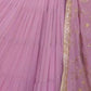Rajwada Lavender Georgette Embroidered Gown For Women