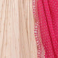 Rajwada Cream Georgette Embroidered Gown For Women