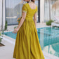 Rajwada Olive Mustard Georgette Embellished Gown For Women