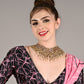 Rajwada Women Exquisite 3 Piece Set Of Necklace, Earrings And Maang Tikka