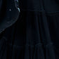 Rajwada Black Georgette Embroidered Lehenga For Women