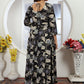 Rajwada Black Rayon Printed Kurti For Women