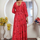 Rajwada Pink Rayon Printed Kurti For Women