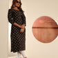 Rajwada Black Cotton Blend Printed Kurti For Women