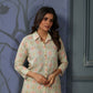 Rajwada Light Green Cotton Blend Printed Co Ord Set For Women