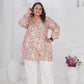 Rajwada Multicolor Cotton Blend Printed Kurti For Women
