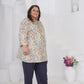 Rajwada Off White And Multicolor Cotton Blend Printed Kurti For Women
