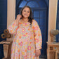 Rajwada Multicolor Cotton Blend Printed Kurti For Women