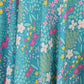 Rajwada Teal Blue Cotton Blend Printed Kurti For Women